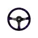Steering wheel SLIDE 350mm offset:90mm Wood Hydrographics