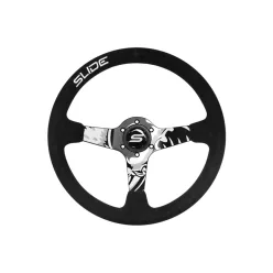 Steering wheel SLIDE 350mm offset:90mm Suede Hydrographics