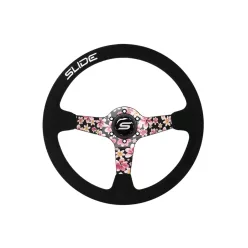 Steering wheel SLIDE 350mm offset:90mm Suede Hydrographics
