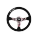 Steering wheel SLIDE 350mm offset:90mm Suede Hydrographics