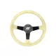 Steering wheel SLIDE 350mm offset:90mm Suede Yellow