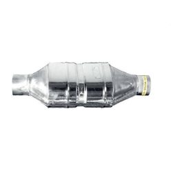   Univerzális Katalizátor Rozsdamentes Acél Házban, FI 50, 100CPSI, fém betéttel, EURO 3- 1,2-2.5 Literes Motorokhoz