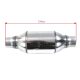 Sport catalytic converter FI 50 MOS-20 EURO 2 200 CPSI