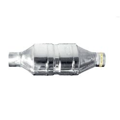   Univerzális Katalizátor Rozsdamentes Acél Házban, FI 60, 200CPSI, fém betéttel, EURO 3 - 2.0-5.0 Literes Motorokhoz