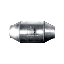   Univerzális Katalizátor Rozsdamentes Acél Házban, FI 60, 400CPSI, fém betéttel, EURO 4- 0,7-1.6 Literes Motorokhoz