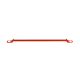 Rear upper strut bar Nissan 200sx S13 Red