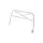 Bolt-in Half Roll Cage Mazda MX5 NA NB Miata White