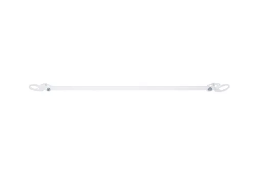 Rear upper strut bar BMW 3 E46 regulowna White