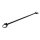 Rear upper strut bar Honda Civic IV CRX 2 ed9 ee8 Black