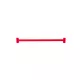 Rear lower strut bar Honda Civic V Red