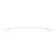 Front upper strut bar Honda Civic X White