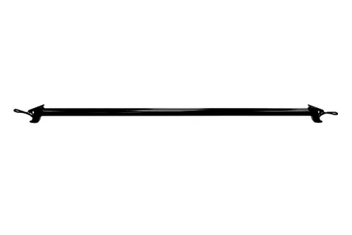 Rear upper strut bar Honda Prelude II 2 Black