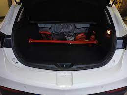 Rear upper strut bar Mazda 3 MPS BL skręcana Red