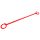 Rear upper strut bar Mazda 323 1989-1994 Red