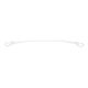 Front upper strut bar Saab 93 9-3 White