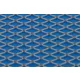 ALU mesh grill Diamond Silver 120x20cm 12x7mm
