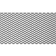 ALU mesh grill Diamond Black 100*33cm 16*8mm
