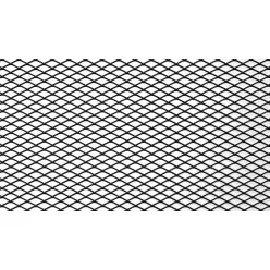 ALU mesh grill Diamond Black 100*33cm 12*6mm