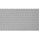 ALU mesh grill Diamond Black 100*33cm 12*6mm