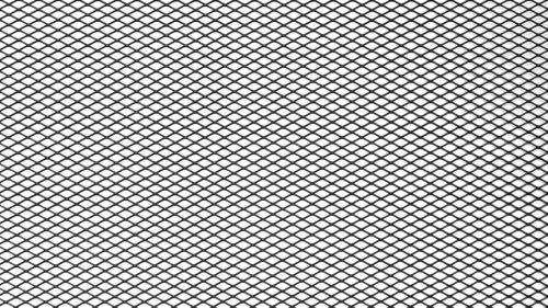 ALU mesh grill Diamond Black 100*33cm 6*3mm