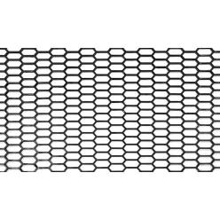 ABS mesh grill Honey Comb Black 120*40cm 32x13mm