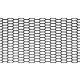 ABS mesh grill Honey Comb Black 120*40cm 32x13mm