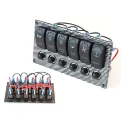 Switch 12/24V x6 IP68