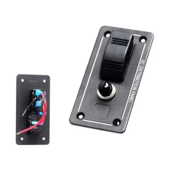 Switch Panel ALU, ON-OFFx1, 1BA 10A