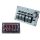 Switch panel ALU, ON-OFFx5, 1xGZ, BA 3x5A 2x10A 1x15A IP68