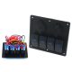 Switch ON-OFFx5, 1xZ, 2xUSB 3.1A , 2xB 15A Blue