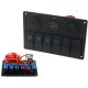 Switch ON-OFFx5, 1xZ, 2xUSB 3.1A, 2xB 15A Blue
