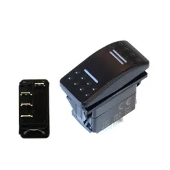 Switch ON-OFF-ON 4PIN White