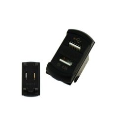 Socket 12/24V 2xUSB (4.2A) Volt