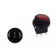 Switch Round ON-OFF 3PIN Red