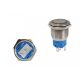 Switch 304SS 19mm ON-OFF Blue