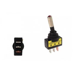 Switch Toggle Chrome type.1 Led Red