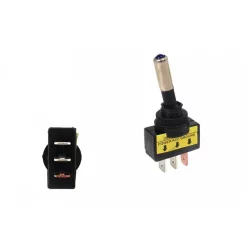 Switch Toggle Chrome type.1 Led Blue
