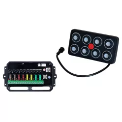 Set of 8 switches with circuit controller