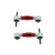Control arms Honda Civic V VI Rear Adjustable Red Polyurethane