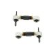 Control arms Honda Civic V VI Rear Adjustable Black Polyurethane