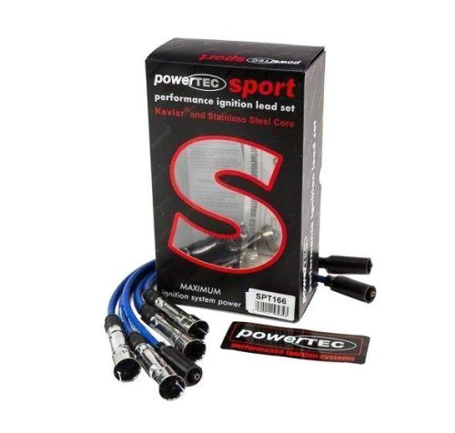 PowerTEC Ignition Leads AUDI 80 VW GOLF JETTA PASSAT VENTO 84-99 BLUE