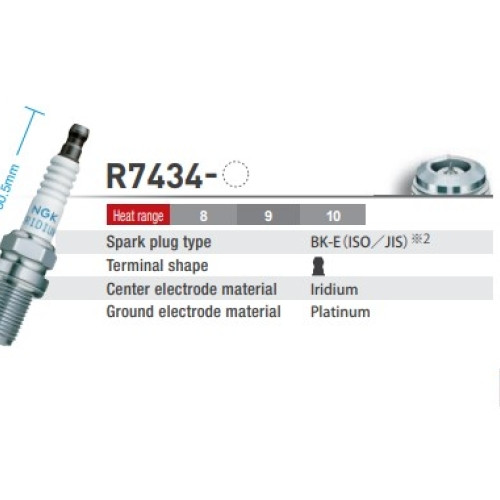 NGK Racing Spark Plug M14 x 19mm (Hex 16.0mm) 50.5mm