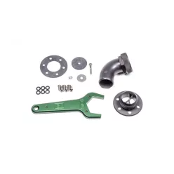 Radium Remote Mount Fill Neck - 24AN Elbow - 1.5in Barb