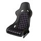 Racing Seat Recaro Rennschalen (ABE) / Racing shells (ABE) Pole Position Classic Line Leather Black / Karo