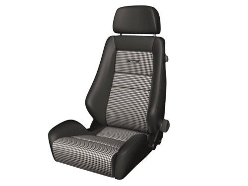 Racing Seat Recaro Classic Line LX Leather Black / Pepita
