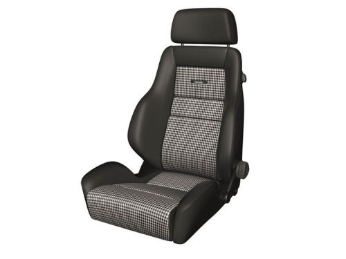 Racing Seat Recaro Classic Line LS Leather Black / Pepita