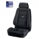 Racing Seat Recaro Ergomed ES Clima Dinamica Black / Leather Black