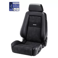   Racing Seat Recaro Ergomed ES - SAB Clima Artista Black / Leather Black