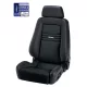 Racing Seat Recaro Ergomed ES - SAB Clima Dinamica Black / Leather Black