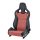 Racing Seat Recaro Sportster CS with heating Artificial leather Black / Dinamica Red